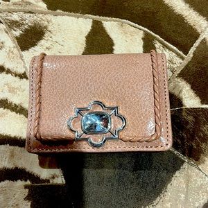 Brighton small leather wallet. NWOTS Taupe